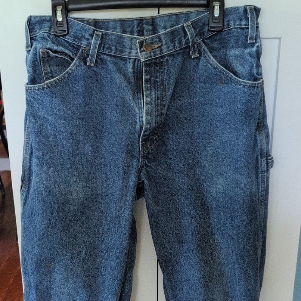 Classic Men’s Blue Denim Jeans